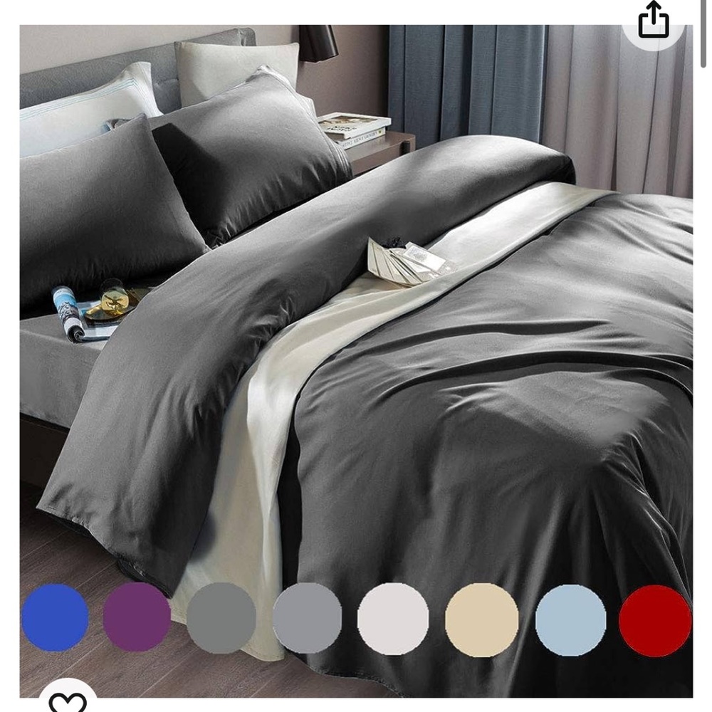 New Sonoro Kate sheets dark grey K